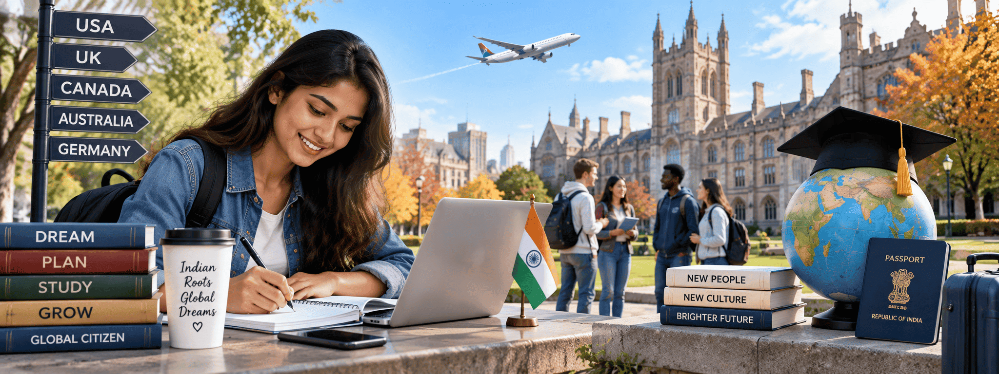 Expert loan consultants helping students with education loans for abroad studies